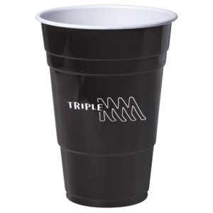 REDDS CUPS | CUSTOM PRINTING | TRIPLE M BLACK MIDNIGHTS 425ML CUP