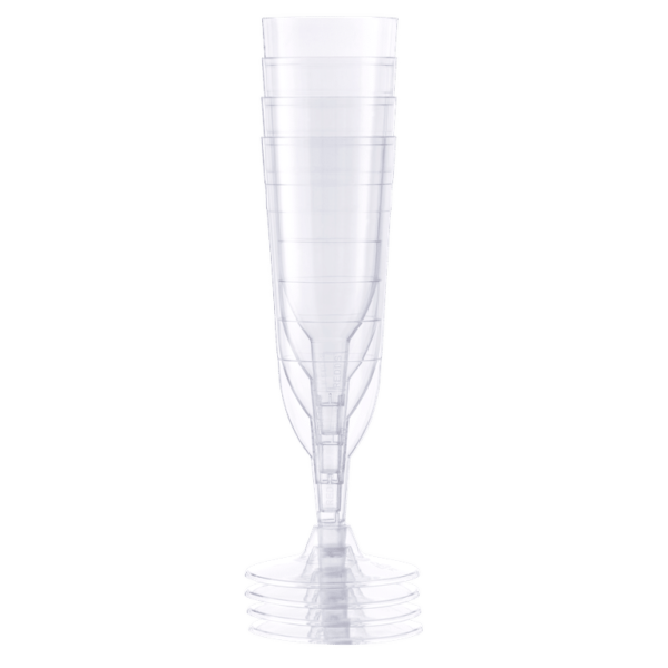 REDDS Cups Cristàl Range Plastic Champagne Flutes