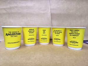 REDDS SOURCED & PRINTED | PEDESTRIAN TV SELFISH WEEKEND EVENT PAPER CUPS