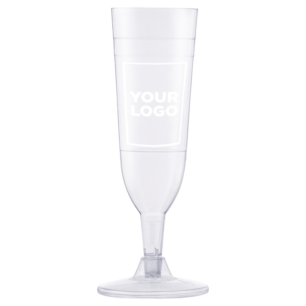 Custom Printed Disposable Champagne Flutes