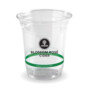 Custom Printed Blossom Cider Biodegradable Cups