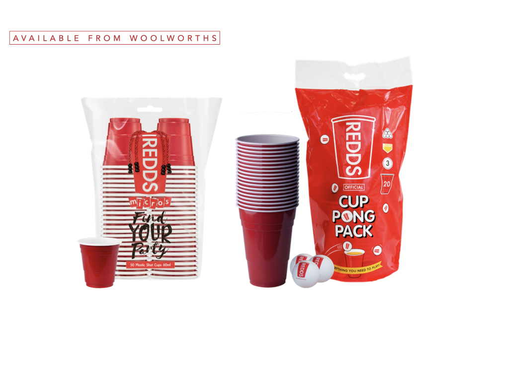 REDDS 'MICROS' SHOT CUPS 60ML - AVAILABLE FROM WOOLWORTHS