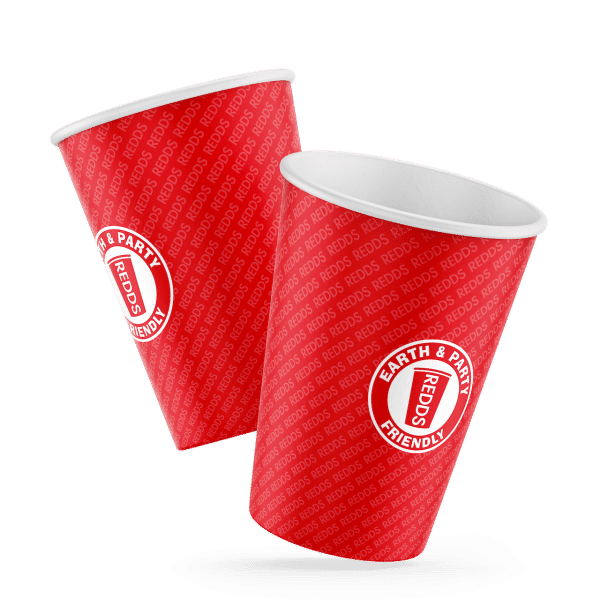 Home Compostable paper red cups | REDDS Cups | reddscups.com.au | Retail & Wholesale Available
