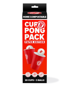 Beer Pong pack - Home Compostable Paper Cups | REDDS Cups | reddscups.com.au | Retail & Wholesale Available
