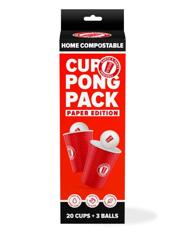 Beer Pong pack - Home Compostable Paper Cups | REDDS Cups | reddscups.com.au | Retail & Wholesale Available