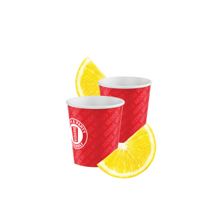 Home compostable red paper shot cups - 60ml red cups - REDDS - 60ml compostable paper cups